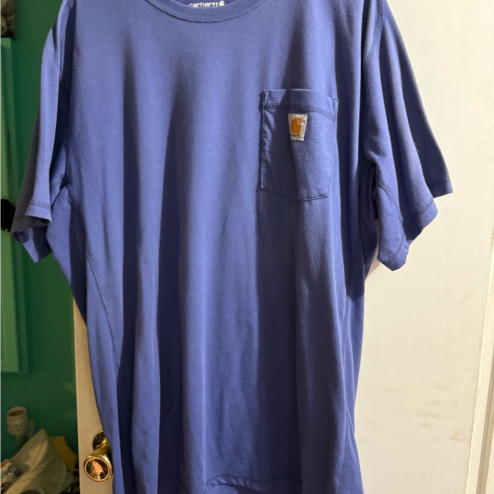 Carhartt Men's Classic Blue Tee with Pocket
